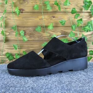 Eileen Fisher Women's Mary Jane Black Leather Sz 8.5 Medium Gently Used 2025